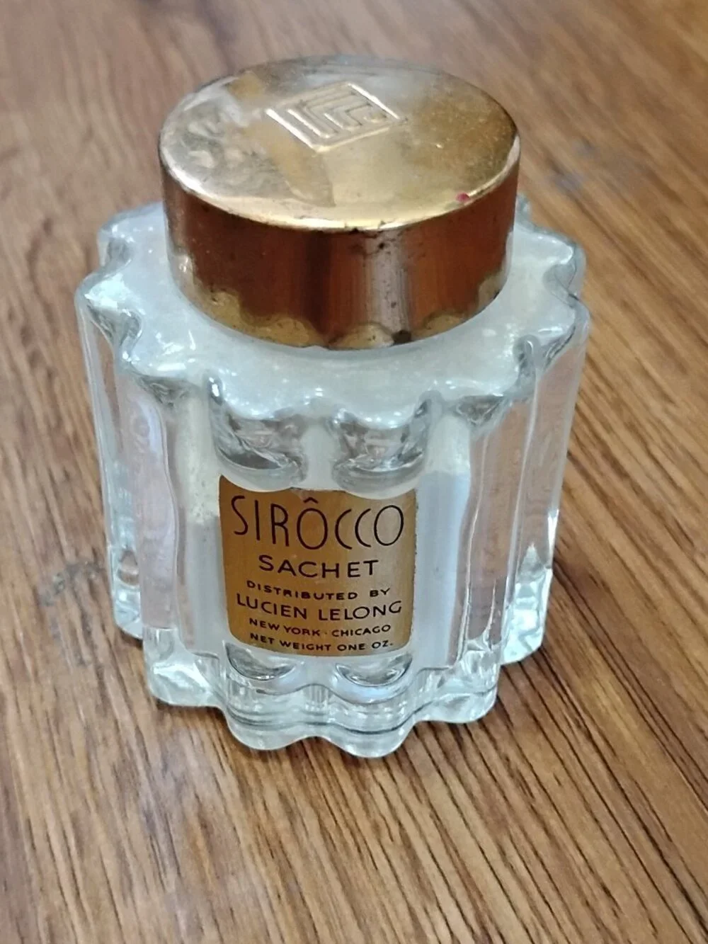 Vintage Lucien LeLong Sirocco Powder Sachet